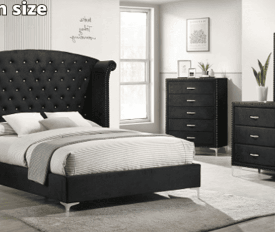 Lucinda Black Queen Bedroom Set